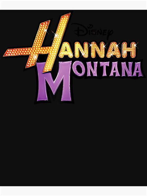 "Hannah Montana Logo " Poster for Sale by SalazarRichard | Redbubble