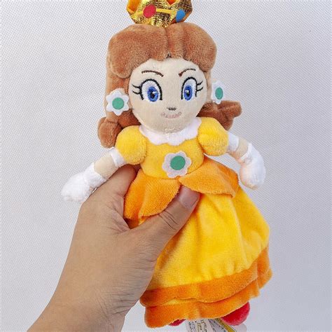 Super Mario Bros Princess Daisy Plush Doll Stuffed Toys Gift 7 inch ...