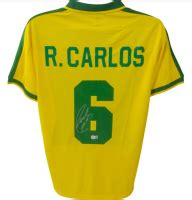 Roberto Carlos Signed Brazil Jersey (Beckett) | Pristine Auction