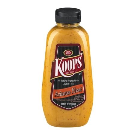 Koops' Mustard Arizona Heat, 12.0 OZ - Walmart.com