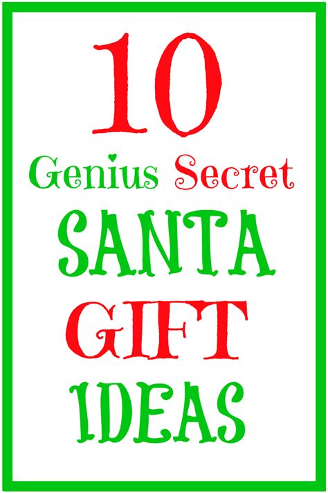 Top 10 Fantastic Secret Santa Ideas