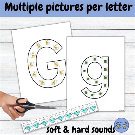 Alphabet Letters Collage Cut & Paste Printable - Etsy