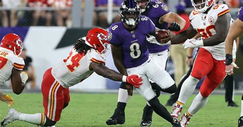 Ravens outlast Chiefs: Five crazy stats from Lamar Jackson's first win ...