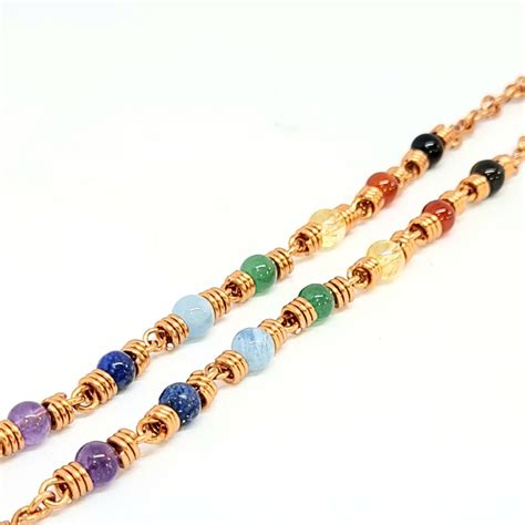 7 Chakra Gemstone Bracelet – Dr. Beads | Copper Jewellery in Malaysia ...