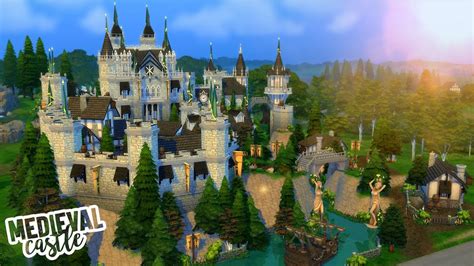 MEDIEVAL CASTLE | The Sims 4 Speed Build - YouTube