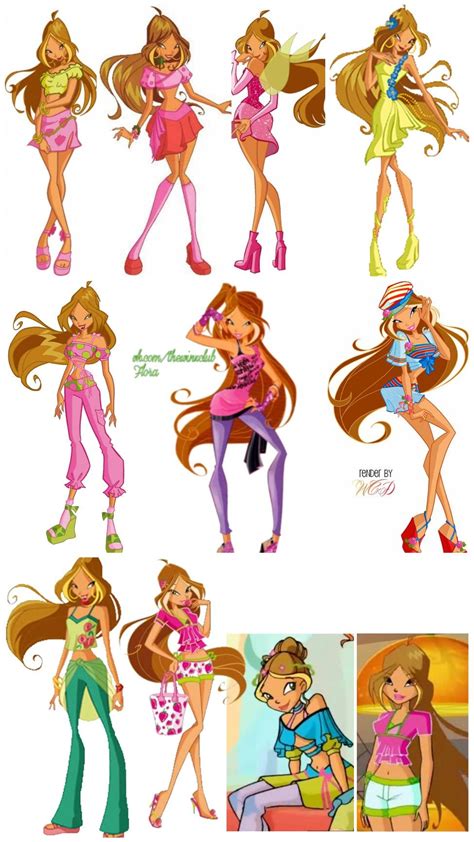 Winx club outfits Flora y2k cartoons in 2022 | Cartoon character costume, Winx club, Club outfits