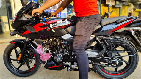 Launched New 2021 Pulsar 220F Glossy Black Red Colour 😍 Loud Refined ...