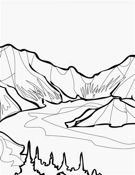 Yosemite National Park coloring pages