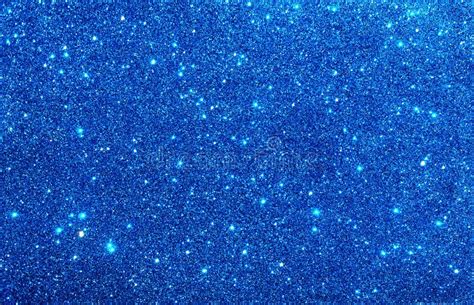 Blue Glitter Stars Sparkle Background, Vibrant Bright Blue Glitter ...