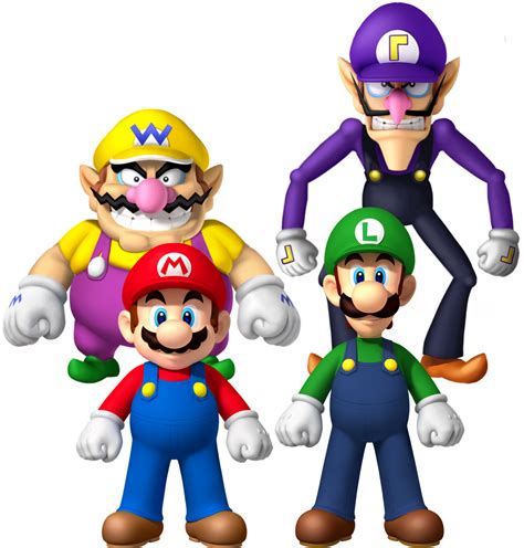 Mario, Luigi, Wario and Waluigi by Noe0123 on DeviantArt