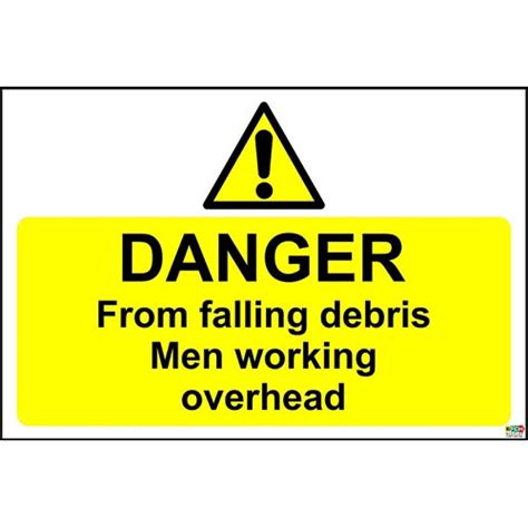 KPCM | Danger From Falling Debris Sign | Made in the UK