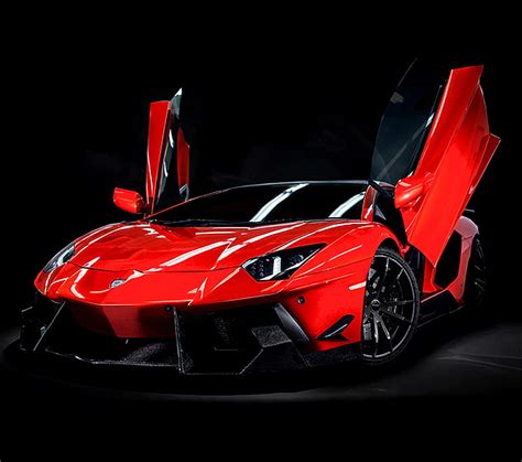 Lamborghiniaventador, cool, doors lamborghini aventador, new, red ...