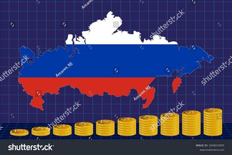 Outline Map Russia Image State Flag Stock Vector (Royalty Free ...