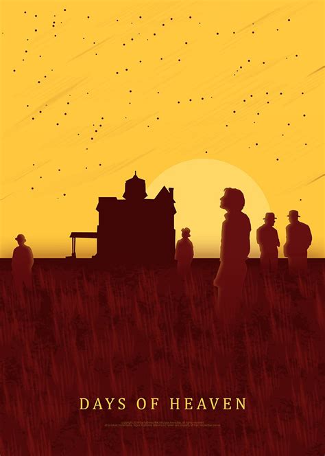 Days of Heaven Poster by fnk-creative | Heaven movie, Indie movie posters, Movie posters