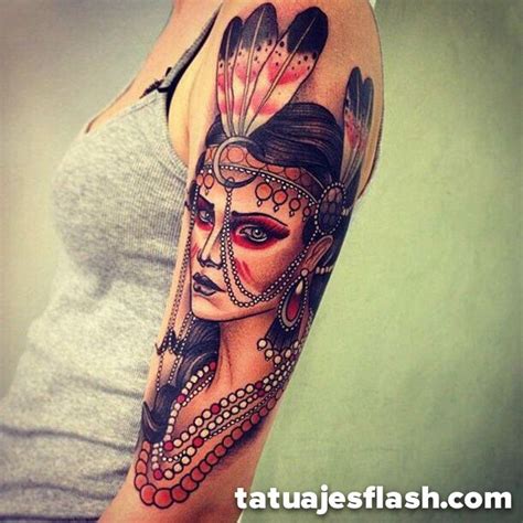 Tatuajes de Indios y Nativos Americanos | American tattoos, Native american tattoo, Native ...