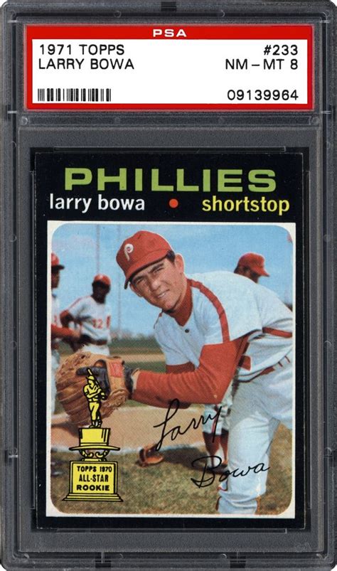 1971 Topps Larry Bowa | PSA CardFacts®