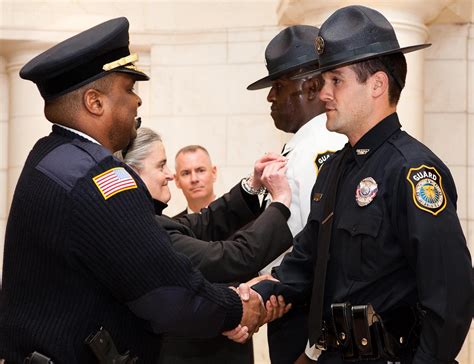 ANC pins uniformed security guards | Article | The United States Army