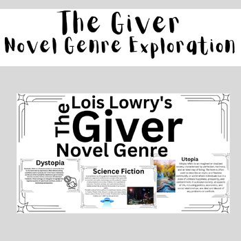 The Giver by Lois Lowry | Genre Novel Exploration | Introduction