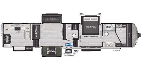 2023 Keystone Montana 3901RK Fifth Wheel Specs