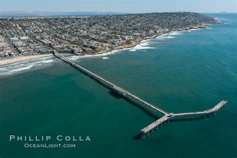 Aerial Photo of Ocean Beach Pier, San Diego, California, #30695