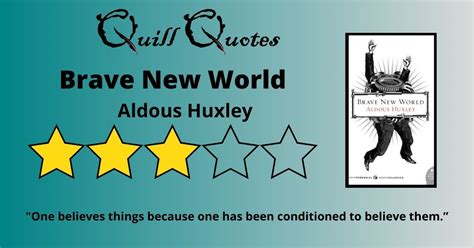 Brave New World by Aldous Huxley - Quill Quotes