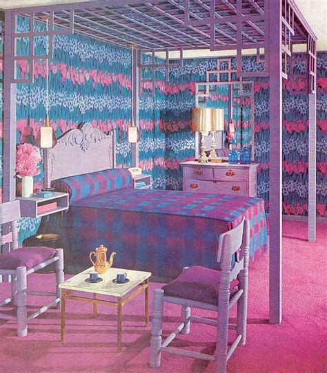 Purple Bedroom | Retro bedrooms, Bedroom vintage, Retro room