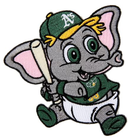 Oakland Athletics Baby Mascot Embroidered Patch