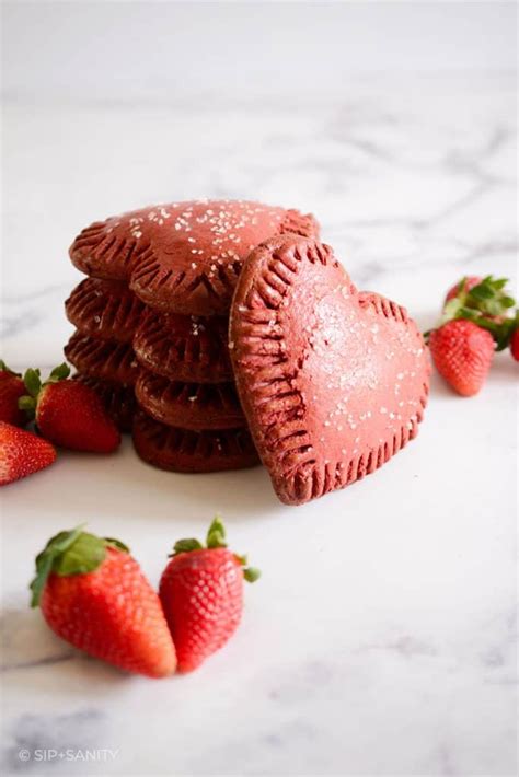 Red Velvet Pop Tarts (from Box Cake Mix) • Sip + Sanity