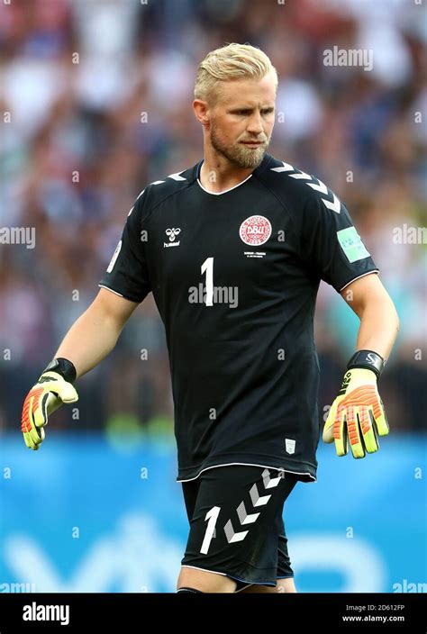 Denmark goalkeeper Kasper Schmeichel Stock Photo - Alamy