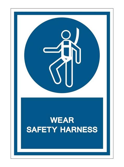 Wear Safety Harness Symbol Sign 2306809 Vector Art at Vecteezy