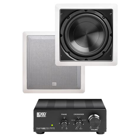 IWS8 In-Wall Subwoofer + SMP100 Amplifier | Outdoor Speaker Depot