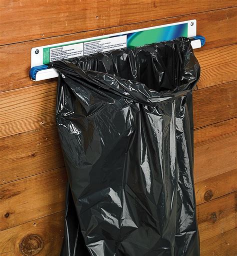 Home & Kitchen Waste & Recycling QLS Rubbish Bag Stand Sack Wall Mount ...