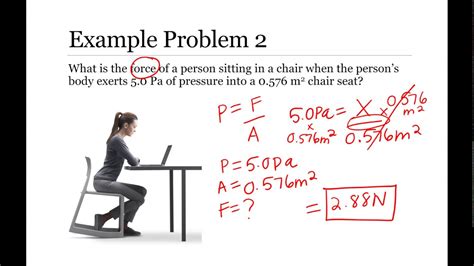 Example Problem 2 - Pressure - YouTube