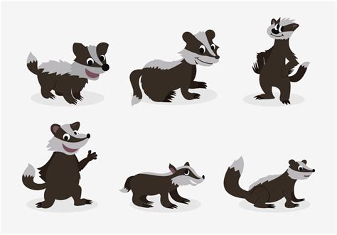 Cartoon Badger Character - img-woot