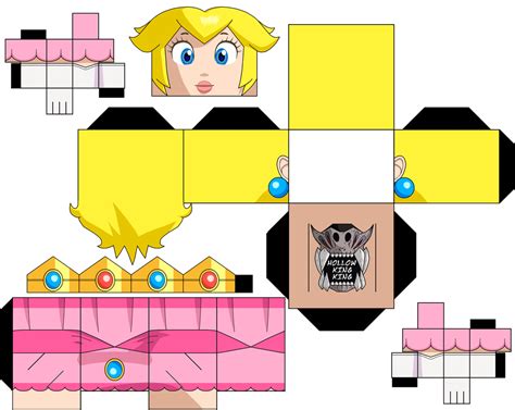 Peach Paper Toy | Free Printable Papercraft Templates