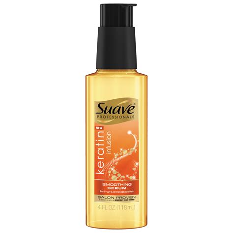 Suave Professionals Smoothing Hair Serum Keratin Infusion 4 oz - Walmart.com - Walmart.com