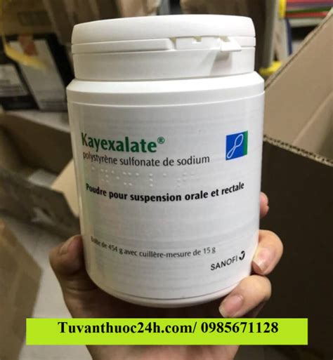 Thuốc Kayexalate Polystyrene sulfonate giá bao nhiêu mua ở đâu? - Tư Vấn Thuốc 24H- Thuốc ung ...