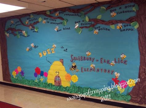 The Joy of Scrapping: Welcome Back to School Hall Bulletin Board - All ...