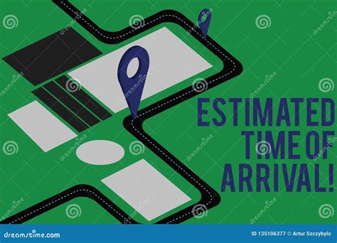 Etd Estimated Time Of Departure Concept With Big Word Or Text And Team People With Modern Flat ...