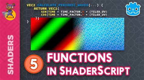 Godot Shader Tutorial (5): Functions in ShaderScript - YouTube