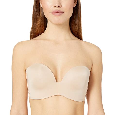 Wonderbra Women's Ultimate Strapless Underwire Bra, Skin, Skin, Size ...