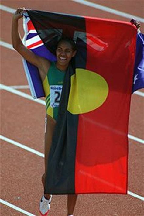 Cathy Freeman OAM, Australian sprinter, the first ever Aboriginal Commonwealth Games gold ...