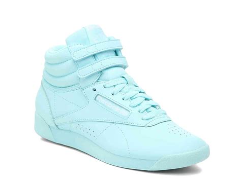 Reebok Freestyle Hi High-top Sneaker in Blue | Lyst