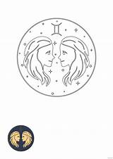 Coloring Pages Of Gemini Pictures sketch template