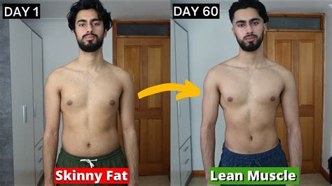 60 Day Body TRANSFORMATION After Lockdown (skinny fat to lean muscle ...