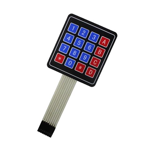 16 Key 4 x 4 Membrane Switch Keypad 4x4 4*4 Matrix Array Matrix Smart ...