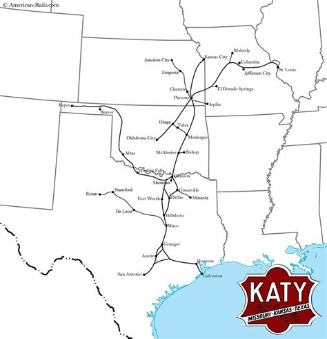 Train map, Railroad, Railroad history