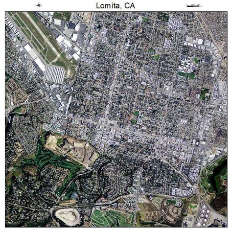 Aerial Photography Map of Lomita, CA California