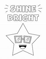 Free Star Coloring Pages For Kids ⋆ The Hollydog Blog sketch template