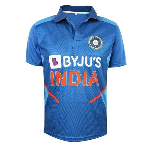 Indian Cricket Jersey | For Kids | With Name and Number | Knitroot